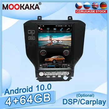 Android10.0 Ford Mustang 2015-2020 Auto DVD, GPS Navigācija, Auto Radio, Stereo Video Multimedia Player Carplay HeadUnit Tesla