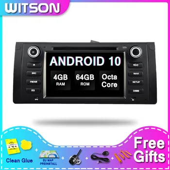 WITSON ANDROID 10.0 Auto Radio Multimediju Atskaņotājs, BMW E39 Auto Audio Sistēmu 4GRAM 64GBROM 0