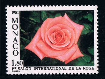 1gb/Set Jaunu Monako Pasta Zīmogs 1981 Starptautisko Rožu Ziedu Izstāde Zīmogi MNH