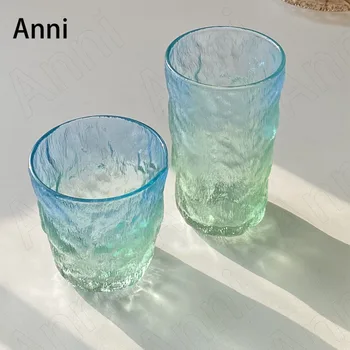 Slīpums Ledāja Modeli Stikla Kausa Ziemeļvalstu Mūsdienu Radošo Restorāns Sulas Tases Burbulis Ūdens Krūze Kafijas Krūzes Virtuves Drinkware 0