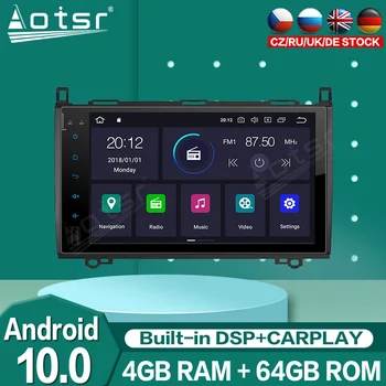 Par Mercedes Benz Sprinte B200 Vito Android Auto Radio Atskaņotāju, GPS Navigācijas Carplay Auto Auto Stereo Multivides Headunit Video 0