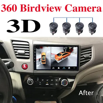 HONDA Civic 9 FB FG, 2011~2015 Auto Multimediju GPS Navigācijas NAVI Spēlētājs Integrētu CarPlay 360 BirdView 3D 0